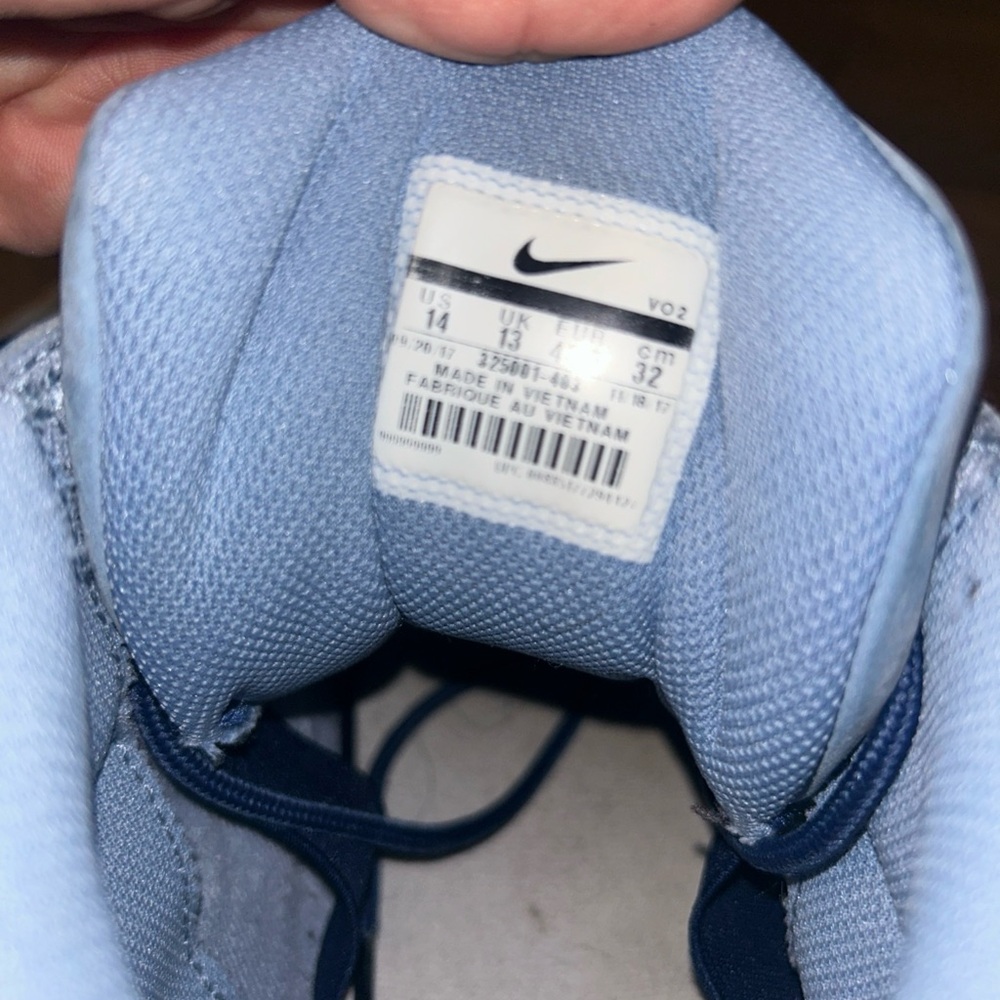 Nike Air Pippen 1 Work Blue 325001 Men’s Basketball Shoes Sz 14 EUC RARE 💎 - Picture 12 of 16